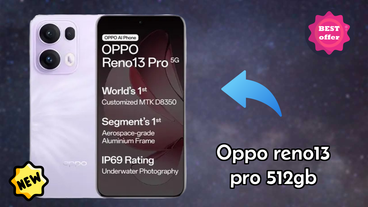 OPPO Reno13 Pro 512GB Display Analysis: 6.83 Inches (17.35 Cm) Screen